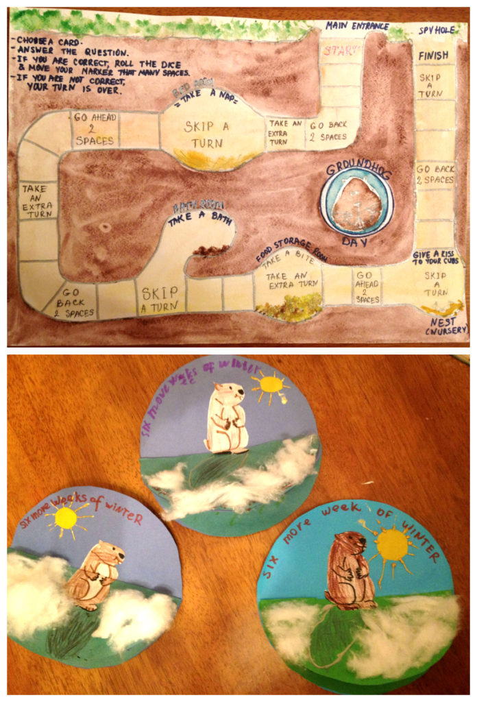 groundhog board game and craft